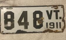 Three Digit 1911 Vermont License Plate See My Other Plates picture