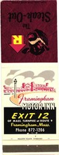 Framingham Motor Inn Steak-Out Framingham MA Vintage Matchbook 1960s-70s picture