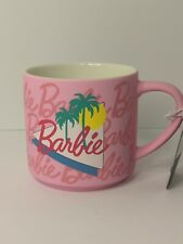 Barbie Stoneware Pearl Pink 15oz Coffee Mug NEW picture