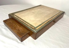 Rare antique 1900 J & G Rich Phila drafting writing table box tool set lap desk picture