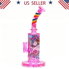 Pegasus 10in Glass Bongs Water Pipes Tobacco Smoking Perc Bongs 14mm bowl Hookah picture