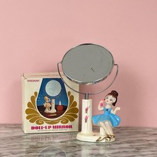 Vintage Viscount Doll-up Vanity Mirror Girl on Telephone (Original Box) picture