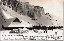 Canada Niagara Falls The Ice Bridge Vintage Postcard B175 picture
