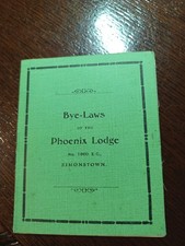 1923 Bye-Laws Phoenix Lodge No. 1860 Simonstown  Freemasonry masonic/734 picture
