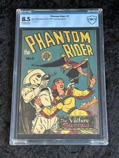 Rare Atlas Publications 1954 Australian Foreign Phantom Ghost Rider #5 CBCS 8.5 picture