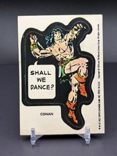 1976 Topps Marvel Super Heroes Stickers - Conan Trading Card picture
