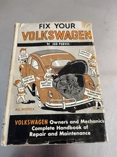 Vintage Fix Your Volkswagen Book Complete Repair Handbook VW Car picture
