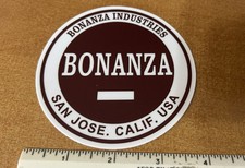 Bonanza Mini bike Clutch cover Helmet Sticker decal Mini-bike picture