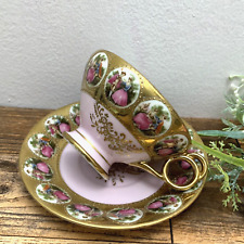 Lefton China - Hand Painted Pink and Gold Teacup Set picture