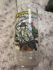 Vintage Indiana Jones and The Temple of Doom 7UP Brown's Chicken Glass Disney picture