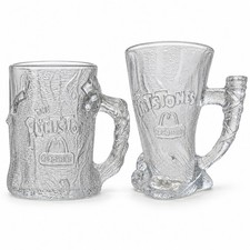 McDonald's The Flintstones TreeMENDOUS Glass Mug 1993 RocDonalds picture