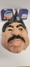 Vintage Saddam Hussein Halloween Mask New with tags picture