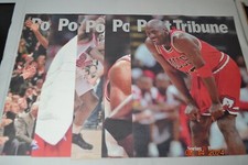 Chicago Bulls Limited Edition Post Tribune Inserts Set of 5 Vintage 1997 11