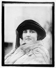 Photo:Miss Alice Mann Silent Film Actress 1921 Fur Coat Portrait picture