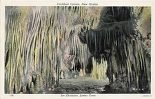 Postcard NM: Ice Chamber Lower Cave, Carlsbad Caverns, New Mexico WB 1920's picture