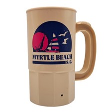 Vintage Myrtle Beach South Carolina Travel Super Mug Sailboat Rare Unique picture