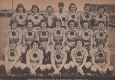 1945 Rockford Peaches Team - Womens Girls Baseball League - Vintage AAGPBL Page picture