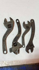 Vintage Westcott and Bergman S Curved Adjustable Wrenches set of 4  picture