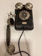 LM ERICSSON DE 100 WALL PHONE ANTIQUE 1920s MADE IN SWEDEN picture