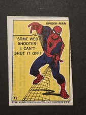 1967 Philadelphia Gum Marvel Super Hero Sticker #12 SPIDER-MAN (Missing BACKING) picture