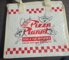 OXXO Disney Pixar Pizza Planet Toy Story Mini Cooler Bag White Red Beige picture