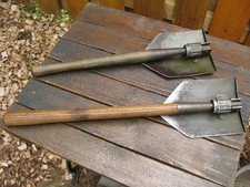 Lot of 2 Vintage US. WW2 Era Ames Entrnching Shovels 1944 & 45  picture