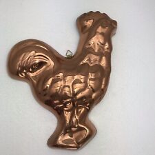 Vintage Copper Toned Rooster Jello Mold picture