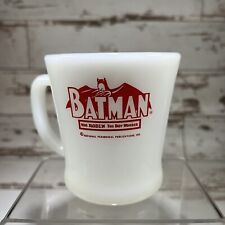 Vintage Fire King Batman And Robin Mug 1960s picture