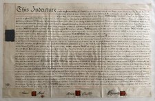 18th Century Indenture During Reign Of King George The Third picture