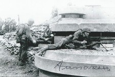 Paul Aussaresses auto 4x6 photo WW II French General Algerian RARE COA LOOK picture