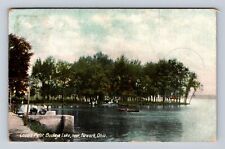 Newark OH-Ohio, Lovers Point, Buckeye Lake, Antique, Vintage c1907 Postcard picture