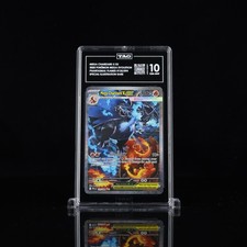 Mega Charizard X EX 125/094 Phantasmal Flames Special Illustration Rare TAG 10 picture