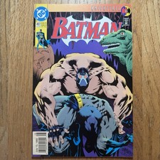 Batman #497 HTF Newsstand Bane Breaks Batman’s Back Knightfall 🔥🔑 DC 1993 picture