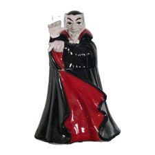 RARE VTG FF FITZ & FLOYD JAPAN DRACULA/ VAMPIRE TREAT/ COOKIE JAR HALLOWEEN  picture