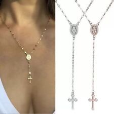 Beautiful Rose Gold Color Rosary Necklace picture