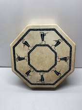 Vintage 1991 Taos Native American All One Tribe Deer Dance Drum Henry Samora picture