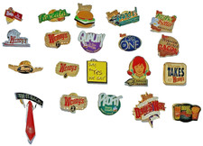 Wendy's Restaurant Lot of 20 Lapel Pins (No Duplicates) picture