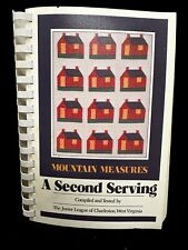 Vintage Junior League of Charleston WV Mountain Measures Cookbook 1984 picture
