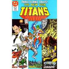 New Teen Titans (1984 series) #22 in Near Mint minus condition. DC comics [k picture