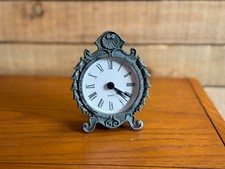 Vintage Shontek DM-6002 Quartz Ornate Mini Desk Clock Working picture