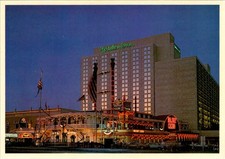 Las Vegas, NV Nevada  HOLIDAY INN & CASINO Night View  4X6 Advertising Postcard picture