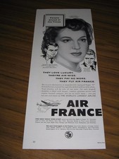 1955 Print Ad Air-France Airlines Rise Stevens Metropolitan Opera picture