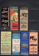 Matchbook Covers San Diego Advertising - Lot of 7 picture