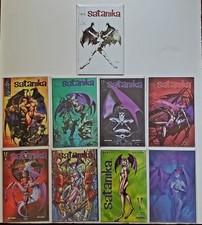 Lot 9 Verotik SATANIKA 0-8 Satanika Illustrated Jack Kirby 8 Emon 2 Variant NM picture