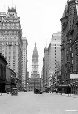 1910 Broad Street & City Hall Philadelphia Pa Vintage Photo 11