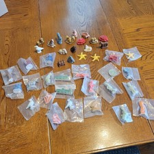 Lot of 41 Wade Whimsies Red Rose Tea Figurines Many Sealed, Some Duplicates picture
