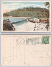 1917 Eastern Power Co. Dam Stroudsburg PA Vintage Postcard C.T. American Art picture