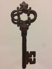 Victorian Key Cast Iron Skeleton Castle METAL Collector GIFT Cathedral Decor WOW picture