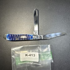 COOL BEANS: Case XX USA 6207SS Blue 2 Blade Pocket Knife K-413 picture