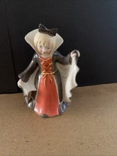 NWOT Lenox Porcelain Bella Vampire Girl Porcelain Figurine HandPainted,Gold Trim picture
